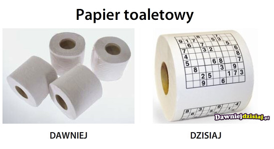 Papier toaletowy –  