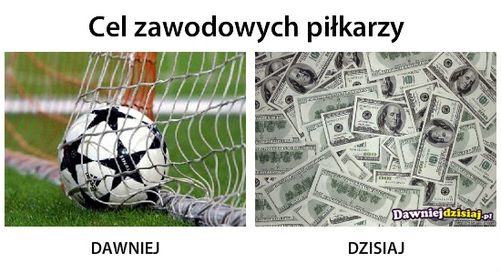 Cel zawodowych piłkarzy –  