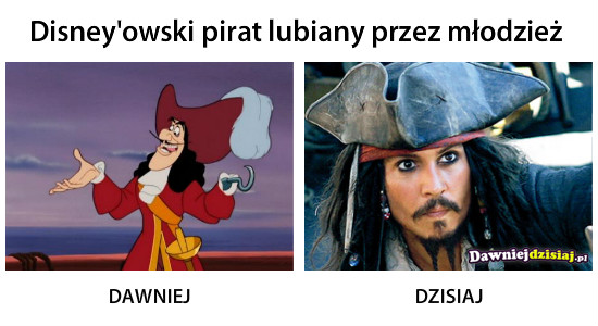 Disney'owski pirat lubiany przez młodzież –  